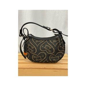 Y2K Hearts Dooney & Bourke Small Hobo Bag